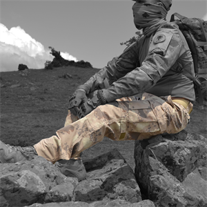 (ESKİ SERİ) BAMSI Pembe Çöl Kamuflaj Operasyon Pantolonu, 8 Cepli Taktik Pantolon