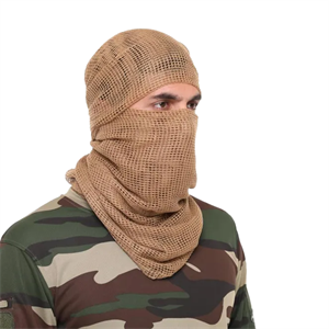 Bej Kare Fileli Askeri Şal, Fileli Puşi, Gizlenme Ağı Tactical File Puşi