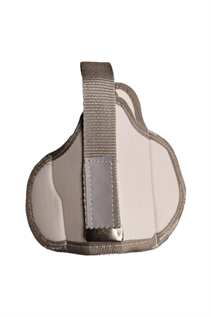 Beyaz Yarım Kelebek Silah Kılıfı, İmperteks Kumaş Tabanca Kılıfı Beyaz