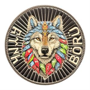 BÖRÜ Tasarımlı Türk Yazılı Peç, Askeri Arma 9.5 cm