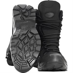 Vogel M1491 Siyah Nubuk Deri Fermuarlı Taktik Bot