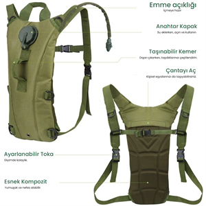 Camelbak Suluk Sırt Çantası Bej 2LT, Suluklu Çanta