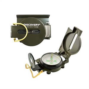 Alüminyum Askeri Pusula, Profesyonel Büyüteçli Pusula