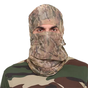 Çöl Kamuflaj Kare Fileli Askeri Şal, Fileli Puşi, Gizlenme Ağı Tactical File Puşi