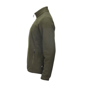 Erkek Outdoor Polar Ceket Haki, Sıcak Tutan Polar Ceket