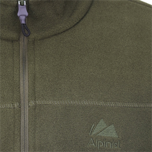 Erkek Outdoor Polar Ceket Haki, Sıcak Tutan Polar Ceket