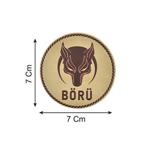 Kurt Logolu, Börü Yazılı Peç, Askeri Patch