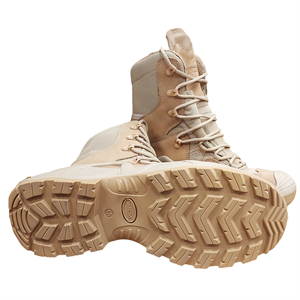 Vaneda 1490 Erkek Bej Kaydırmaz Tabanlı Su Geçirmez Nubuk Deri Bot