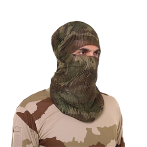 Kamuflaj Kare Fileli Askeri Şal, Fileli Puşi, Gizlenme Ağı Tactical File Puşi - Poşi