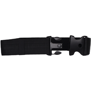 Erkek Siyah Örme Palaska Kemer, Kilit Tokalı Palaska Siyah