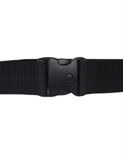 Erkek Siyah Örme Palaska Kemer, Kilit Tokalı Palaska Siyah