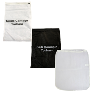 Kirli/Temiz Çamaşır Torbası Ve Çamaşır Filesi