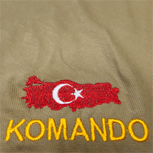 Komando Bandana, Komando Yazılı Bandana Bej Renk