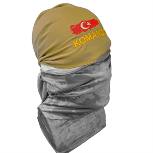 Komando Bandana, Komando Yazılı Bandana Bej Renk
