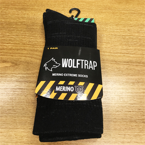 Merino Yün Kışlık Çorap Siyah, Eksi Dereceye Dayanıklı Kışlık Çorap