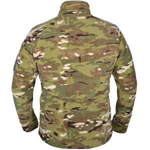 Multicam Kamuflaj Desenli 5 Cepli Polar Ceket, Soğuktan Koruyan Polar Mont