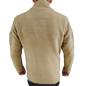 Şimşekoğlu İnce Polar Ceket, Bej Rengi İnce Polar Ceket