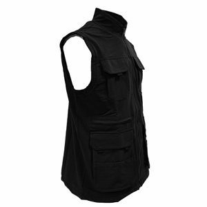 Sniper-X Outdoor Yelek Siyah, 8 Cepli Outdoor Yelek