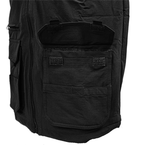 Sniper-X Outdoor Yelek Siyah, 8 Cepli Outdoor Yelek
