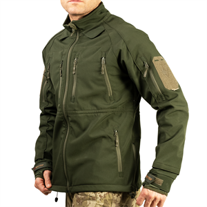 Softshell Mont Haki 11 Cepli Su ve Rüzgar Geçirmez 241 Taktik Mont