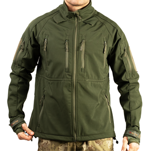 Softshell Mont Haki 11 Cepli Su ve Rüzgar Geçirmez 241 Taktik Mont