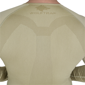 Fonksiyonel Termal Üst İçlik, Proaktif Uzun Kollu Tişört Kum Rengi