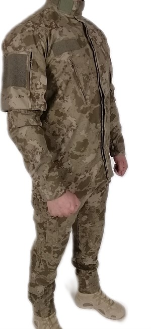 Yeni Tip Askeri Kamuflaj Uzun Kollu Gömlek Kışlık