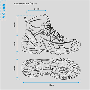 Vaneda V-Clutch 1348 On Duty Haki Nubuk Bot