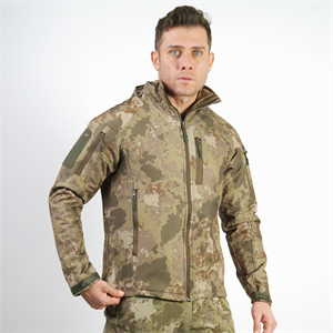 Wolftrap Askeri Kamuflaj Desenli Softshell Mont 4516 Su Rüzgar Geçirmez Mont