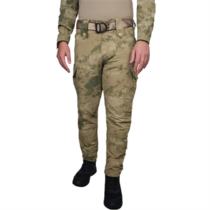 Jandarma Kamuflaj Desenli 2576 6 Cepli Esnek Trekking Taktik Pantolon