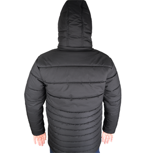 Wolftrap Kapüşonlu Kapitone Mont Siyah