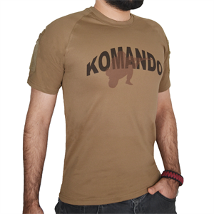 Wolftrap Komando Yazılı Kısa Kollu Baskılı Taktik Tişört Nano