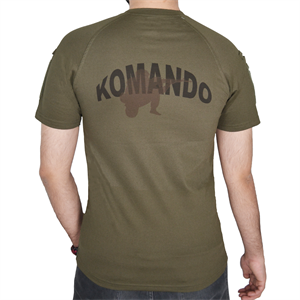 Wolftrap Komando Yazılı Kısa Kollu Baskılı Taktik Tişört Haki