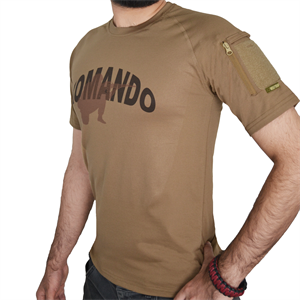 Wolftrap Komando Yazılı Kısa Kollu Baskılı Taktik Tişört Nano