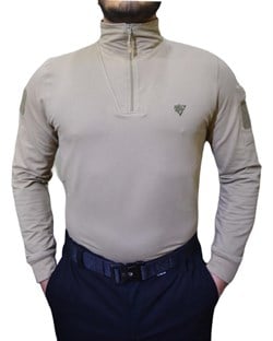 Outdoor Bej Drytouch Uzun Kollu T-Shirt