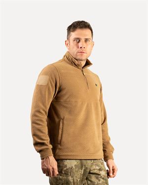 Wolftrap Tactical Yalaz Balıkçı Yaka Bej Taktik Polar Kazak