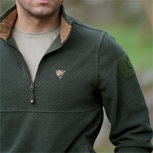 YALAZ Balıkçı Yaka Haki Taktik Polar Kazak