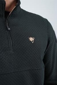 Wolftrap Tactical Yalaz Balıkçı Yaka Siyah Taktik Polar Kazak