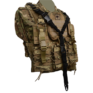 Wolftrap Tek Nokta V Askı Kayışı Siyah