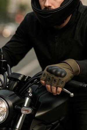 Yarım Parmak Taktik Eldiven Bisiklet Motosiklet Outdoor Eldiven