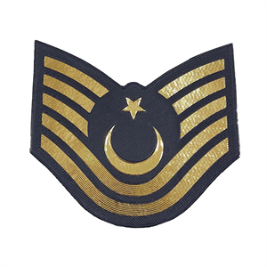 Yeni Jandarma Asayiş Astsubay Kıdemli Üstçavuş Plastik Rütbe