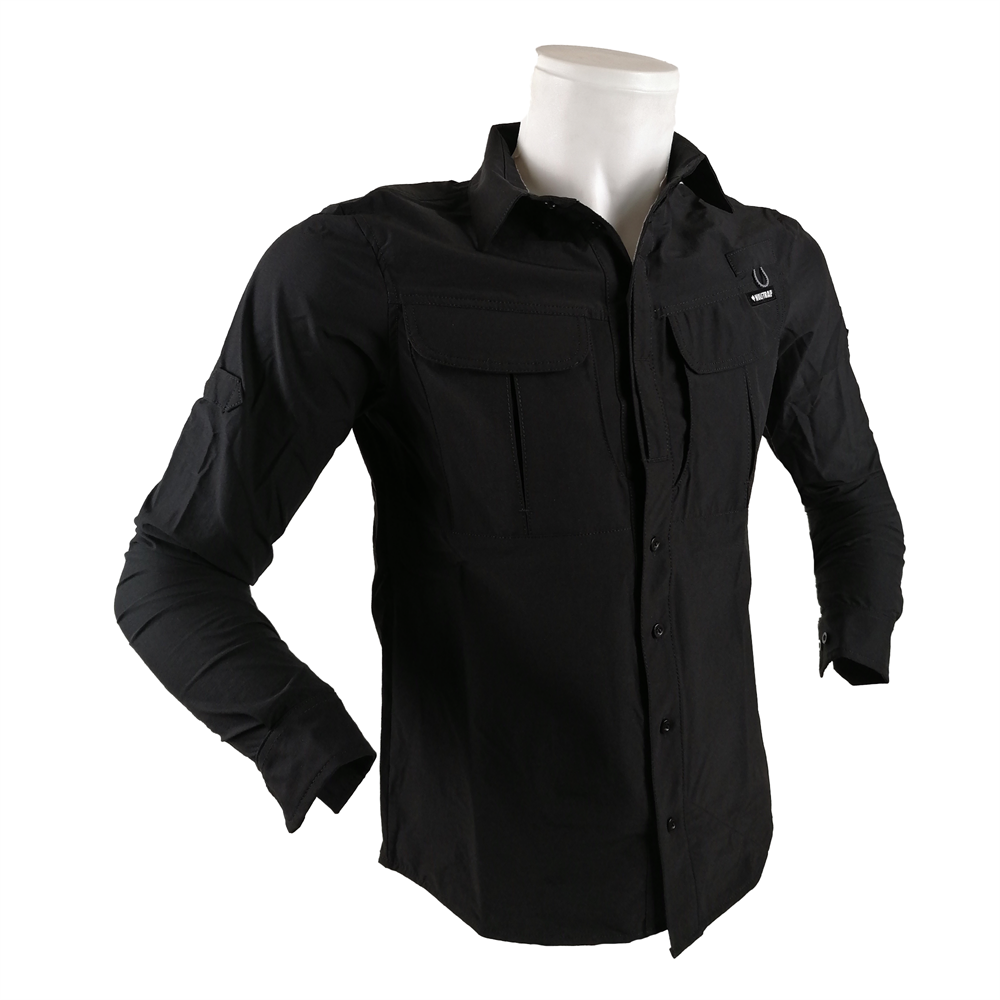 2 Cepli Paraşüt Kumaş Rahat Kalıp Siyah Taktik Gömlek | Taktik Gömlek  Modelleri Ve Fiyatları | Şimşekoğlu Askeri Malzeme