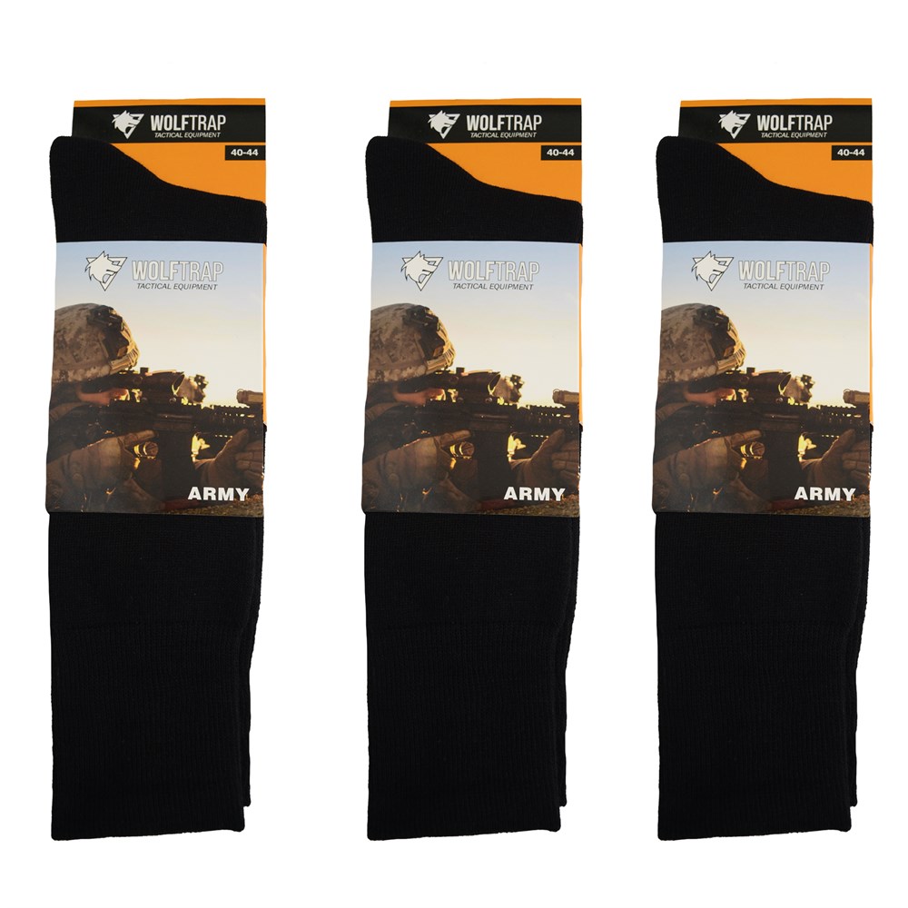 3'lü Askeri Kışlık Termal Çorap Siyah