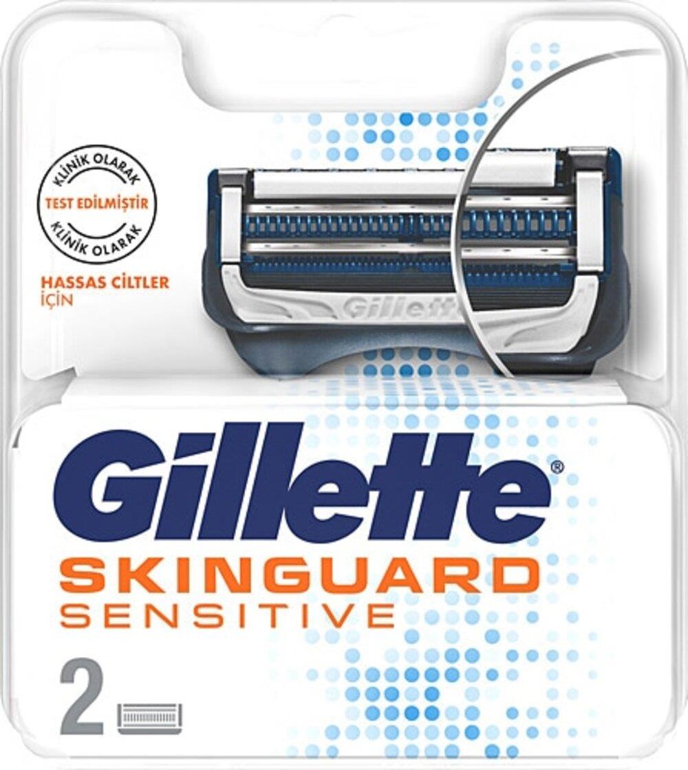 Gillette Skinguard Sensitive 2'li Yedek Bıçak | Tıraş Bıçağı Modelleri ve Fiyatları | Şimşekoğlu Askeri Malzeme