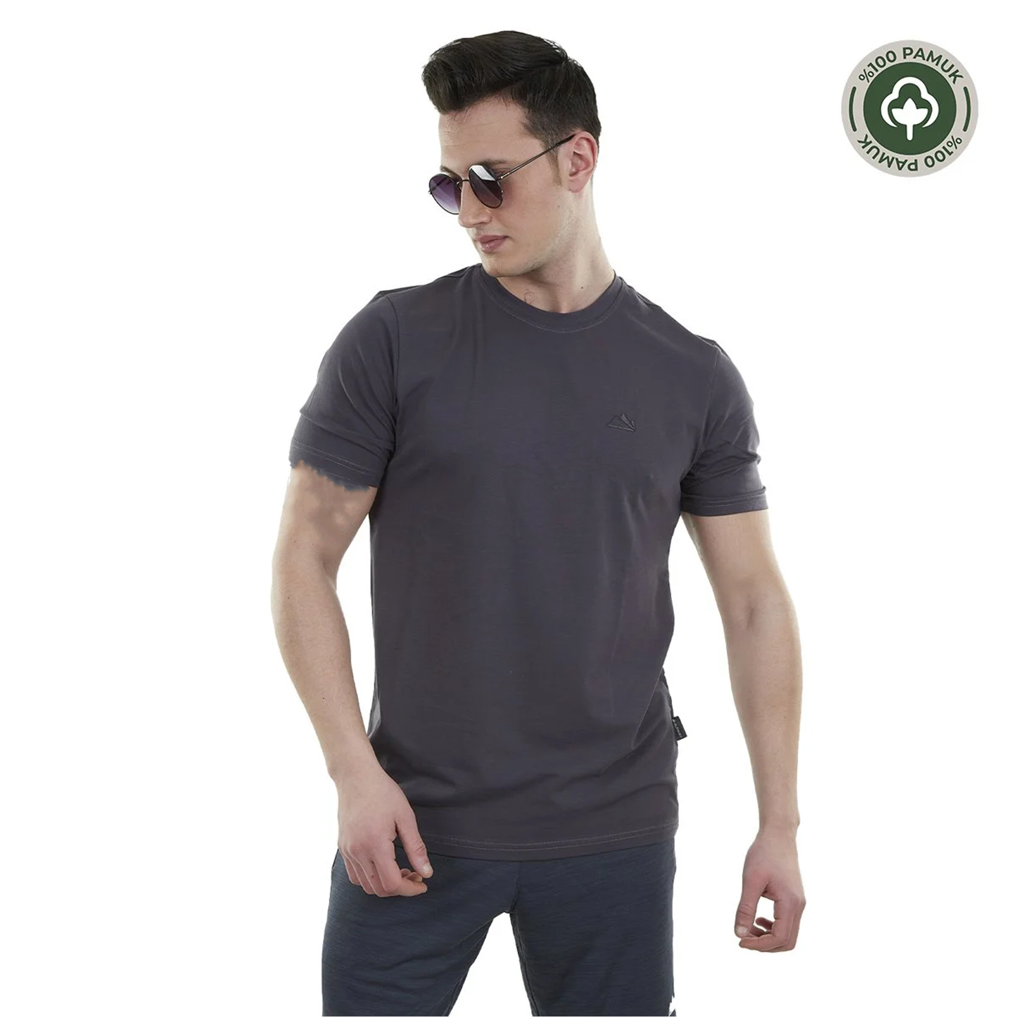 Alpinist Lucid Erkek T-Shirt Antrasit - Şimşekoğlu Askeri Malzeme