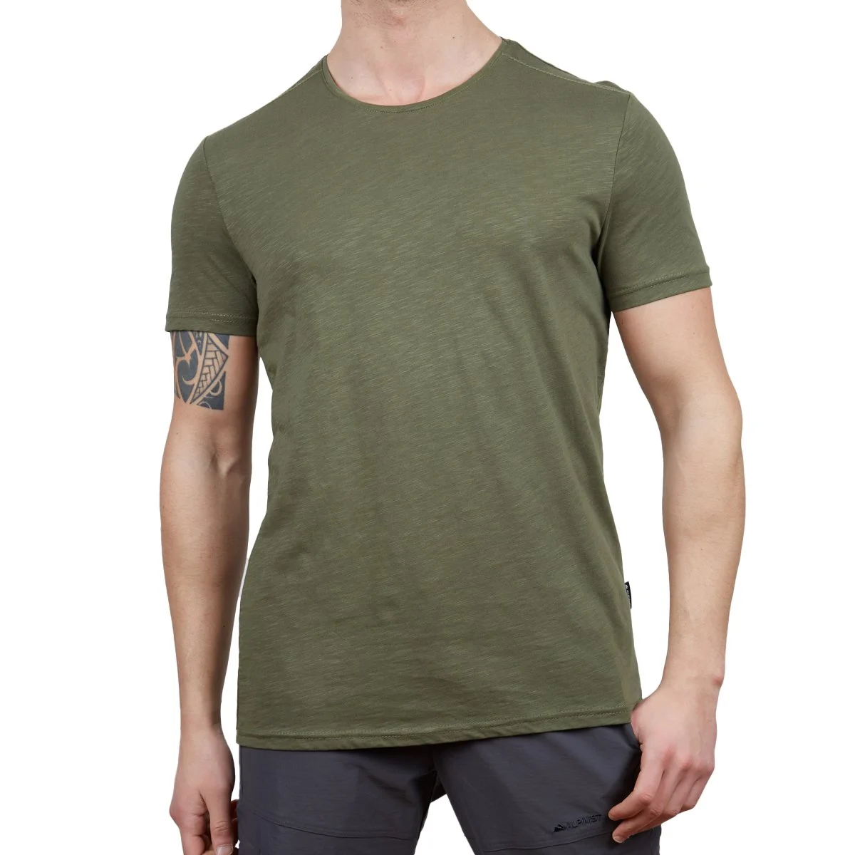Alpinist Yazlık Kısa Kol Haki Basic Tshirt | Yazlık Basic Tshirt | Wolftrap Tactical