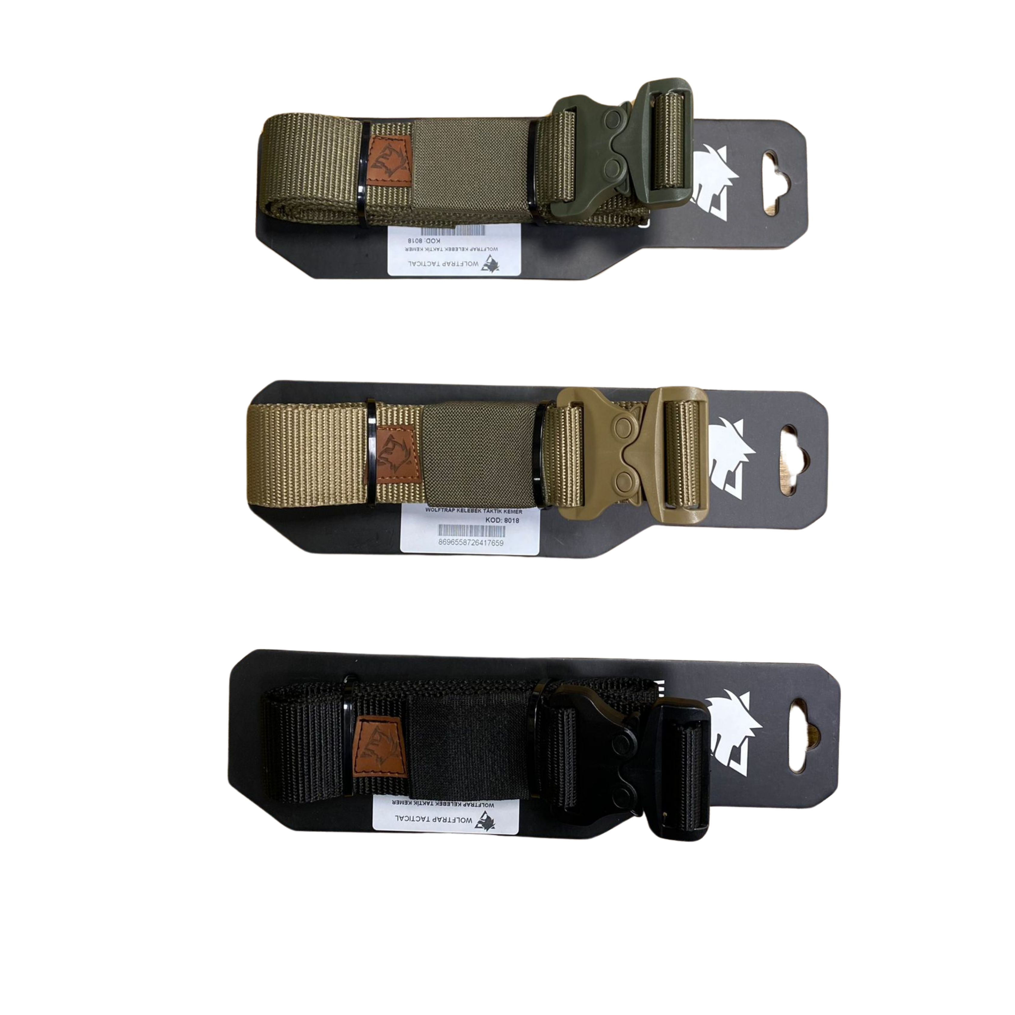 Wolftrap Tactical Plastik Kelebek Tokalı Taktik Kemer