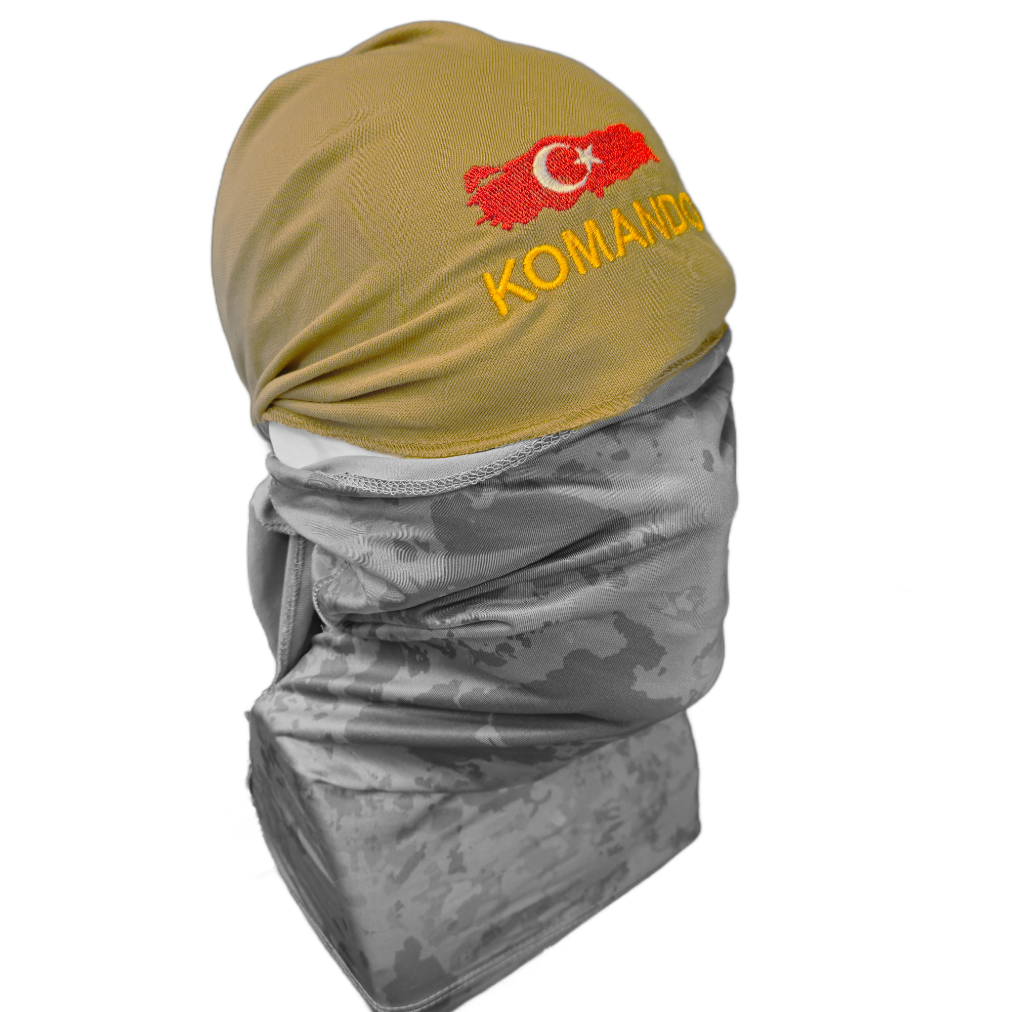 Komando Bandana, Komando Yazılı Bandana Bej Renk | Askeri Bandana Modelleri Ve Fiyatları