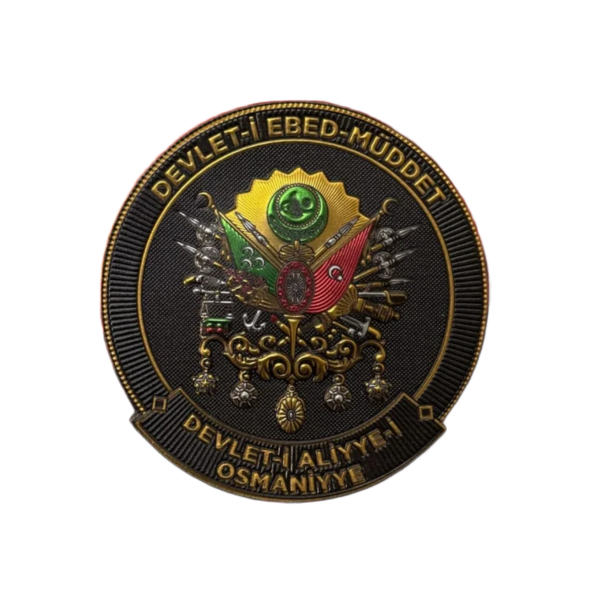 Osmanlı İmparatorluğu Arması Patch 9.5 cm | Askeri Arma Modelleri Ve Fiyatları - Şimşekoğlu Askeri Malzeme