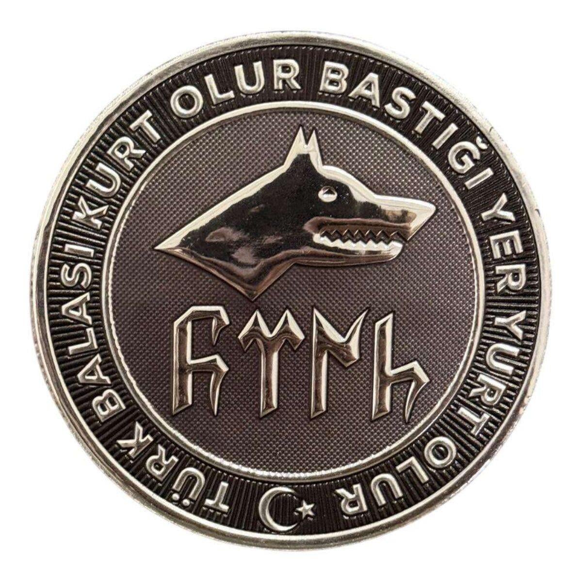 Türk Balası Kurt Olur Bastığı Yer Yurt Olur Peç | Asker Peçleri | Cırtlı Patch Modelleri